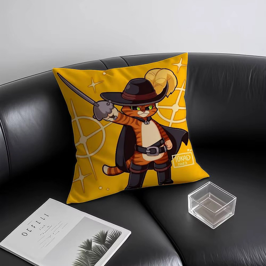 P-Puss in B-Boots Kissenbezug Anti-Dustmite für Schlafsofa mit unsichtbarem Reißverschluss, B/T/H: 30 x 30 x 30 cm - Bild 2