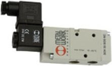 Riegler 3/2-Wegeventil elektropneumatisch monostabil G 1/4 NC grau aus Aluminium - Bild 1