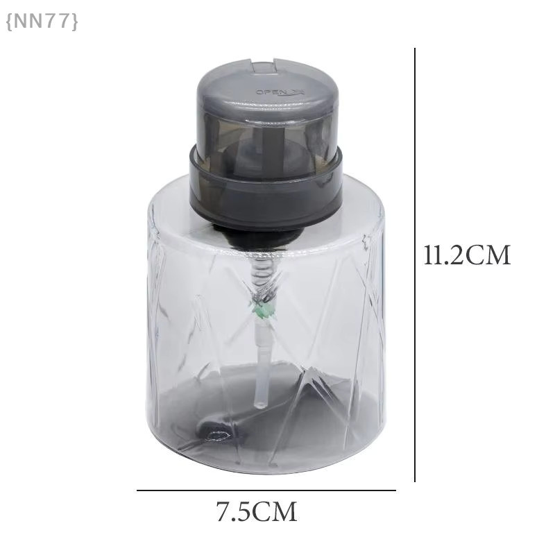 KuZHEN Pressflasche mit Pumpspender, Schwarz, nachfüllbar - Bild 3