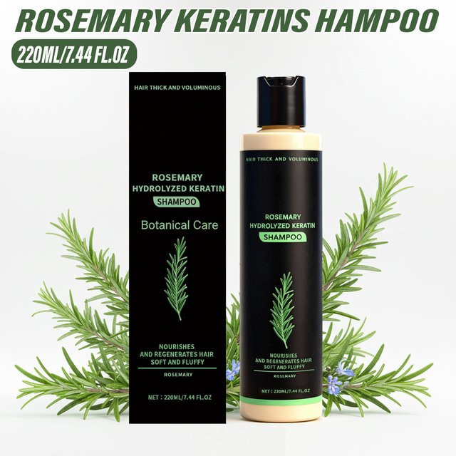 HOEGOA Rosmarin-Keratin Volumen-Shampoo, 220 ml, Unisex - Bild 1