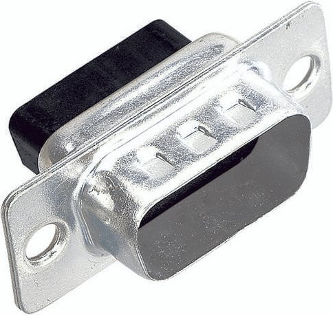 HARTING Eckverbinder 09 56 100 5601 0956100560 mit 15 Polen in Schwarz und Silber zum Crimpen - Bild 1