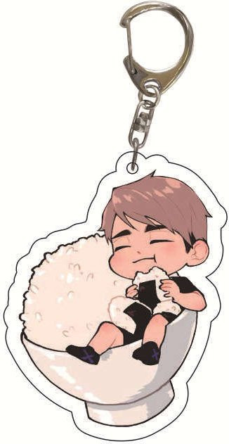 Schlüsselanhänger Haikyuu Volleyball Anime Figuren, Acryl, 55mm, Unisex - Bild 1