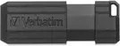Verbatim PinStripe USB-Stick 32 GB Schwarz USB 2.0 USB-A - Bild 5
