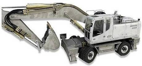 Thicon Models 58700 Mobilbagger 4x4 Elektro RC Funktionsmodell Bausatz im Maßstab 1:14 aus Edelstahl - Bild 1