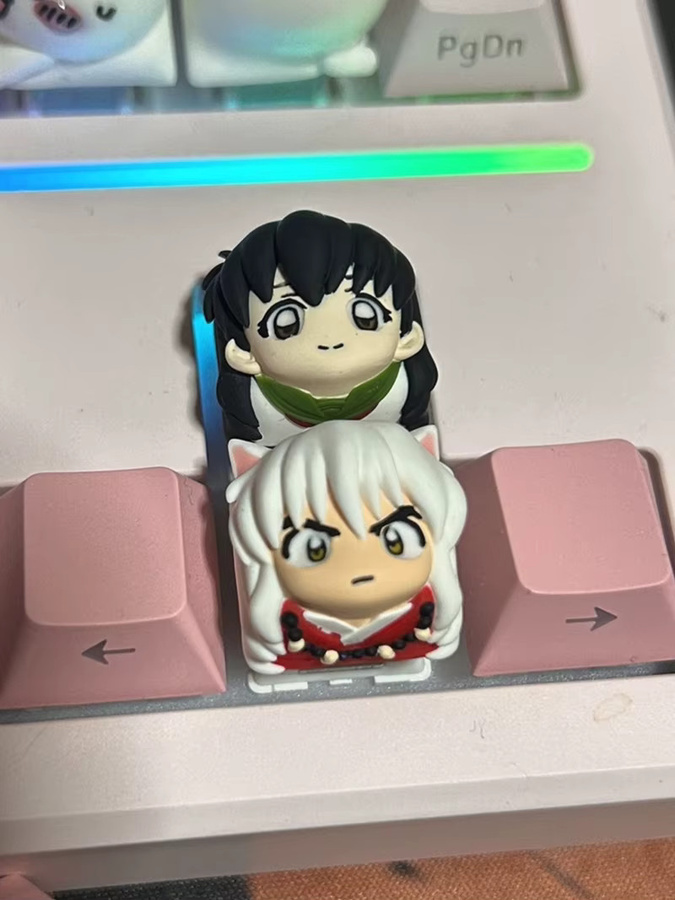 Ajazz Inuyasha Higurashi Kagome Harz Tastenkappen für mechanische Tastaturen, Single Esc Ersatz, Multicolour, OEM R4 - Bild 6