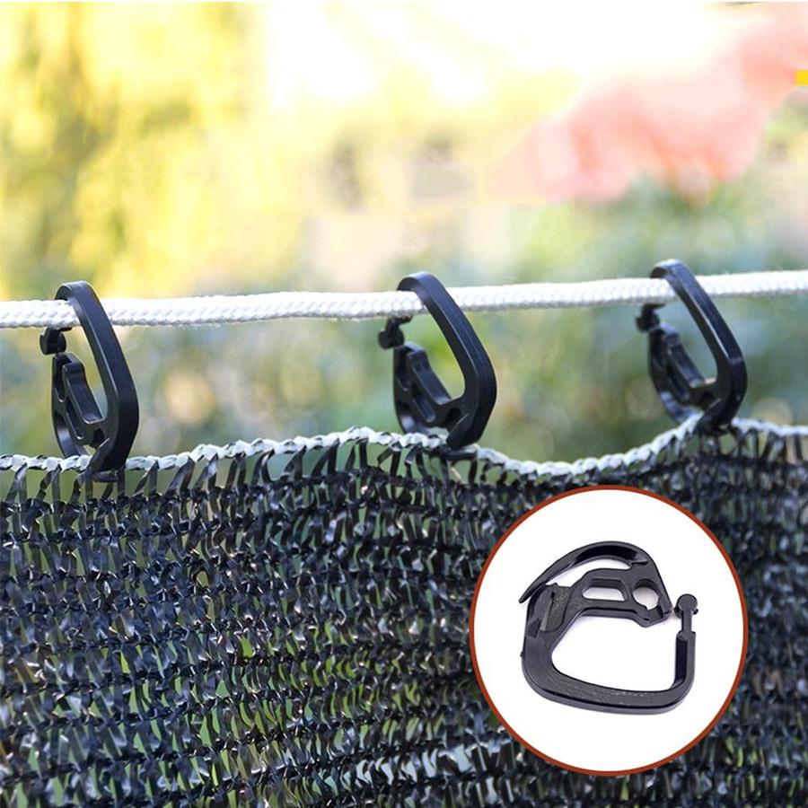 50 Stück mfySpace Schattiernetz-Clips zur Befestigung von Rankgittern für Garten, Blumen und Gemüse - Bild 7