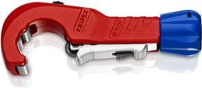 Knipex TubiX Rohrabschneider in Silber, Schwarz und Rot aus Stahl, Länge: 18,0 cm - Bild 1