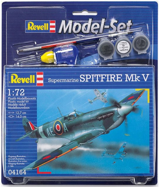 Revell Spitfire Mk V Model Set, Fahrzeuge, ab 8 Jahren - Bild 1