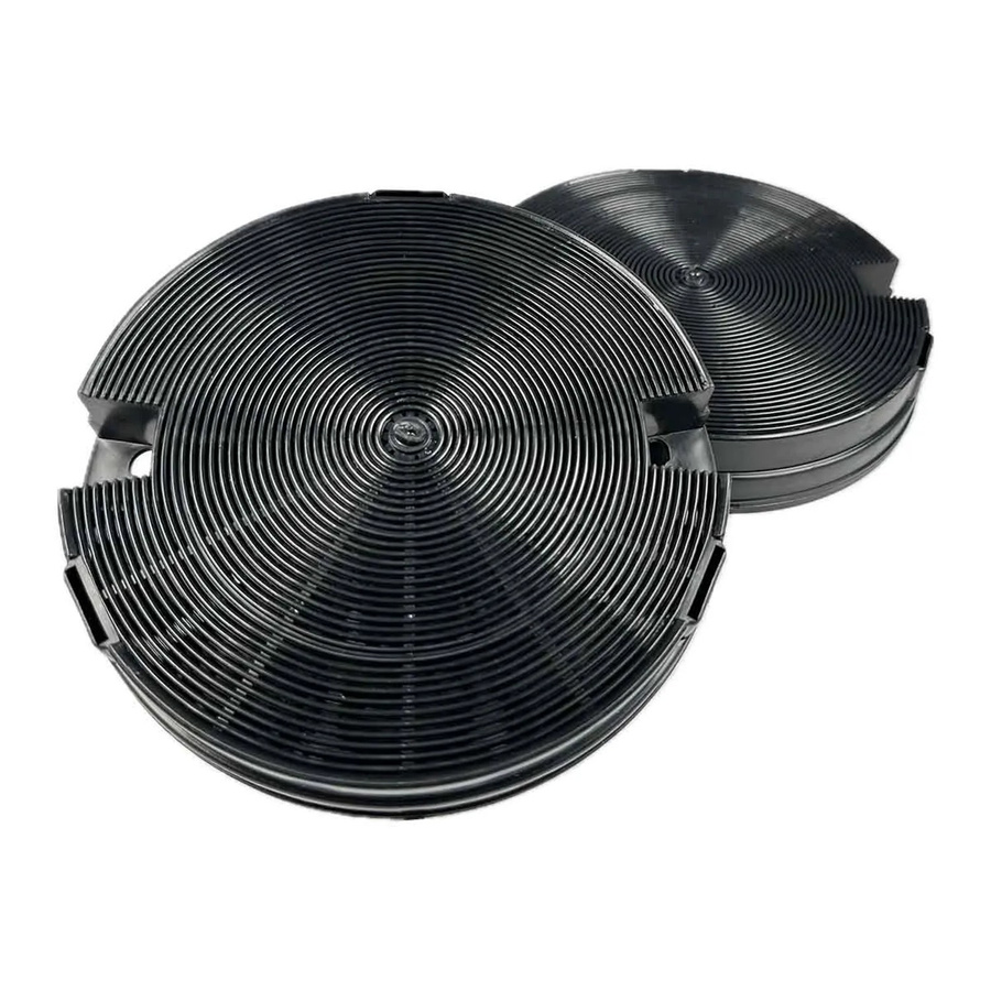AIR2GO Aktivkohlefilter Ersatz für Candy KFC6909 und 35602052, 2 Stück, Schwarz - Bild 2