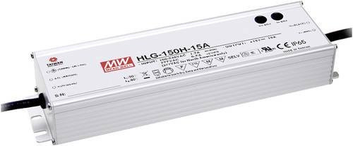 Mean Well MW HLG-150H-54A LED-Treiber, silberner LED-Trafo mit 151W, 54 V/DC und IP65 Schutzart - Bild 1