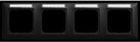 Busch-Jaeger Abdeckrahmen 4-fach NSK-915 in Schwarz - Bild 1