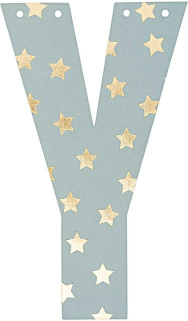 Rico Design Girlanden-Buchstabe Y aus Papier, Höhe: 14 cm - Bild 1