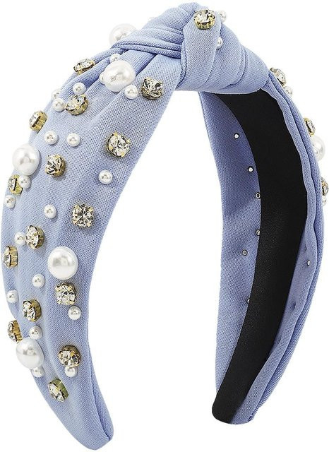 Rd lala Haarband, Perle, Strass, Damen - Bild 1