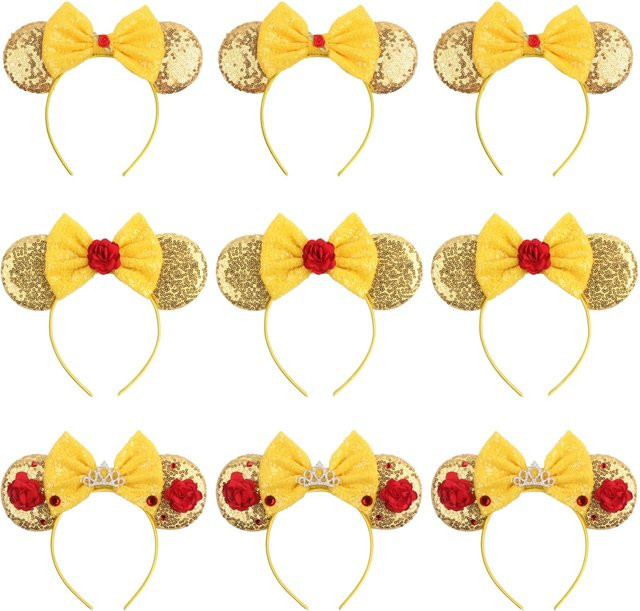 TOPTOY Prinzessin Rosen-Kopfschmuck, Stirnband, Gelb - Bild 1