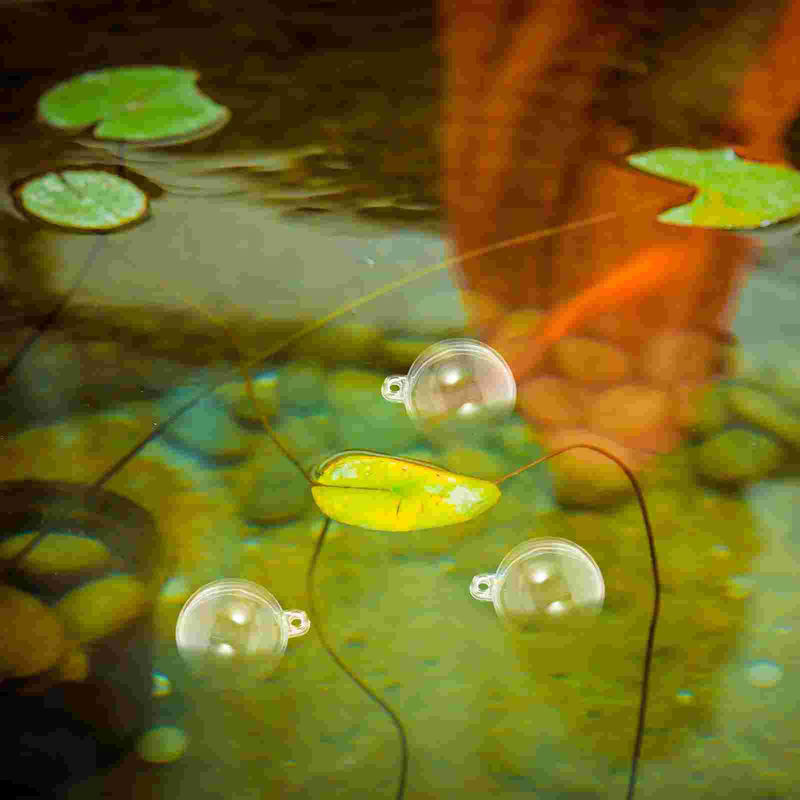 Artesano Home 10 Stück transparente Schwimmkugeln aus Kunststoff für Aquarien und Weihnachtsdekoration, rund, B/T/H: 3 x 3 x 3 cm - Bild 3