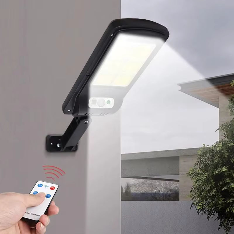 IRALAN Solar-LED-Wandleuchte in Schwarz mit Bewegungsmelder für Garten und Terrasse - Bild 3