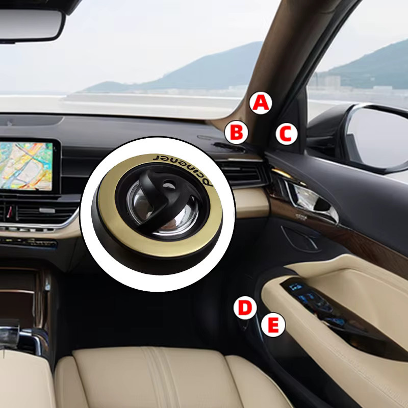 Mini-Dome-Hochtöner Set für Car-Audio-Systeme mit 900W (2x 450W) und 12V Anschluss - Bild 3