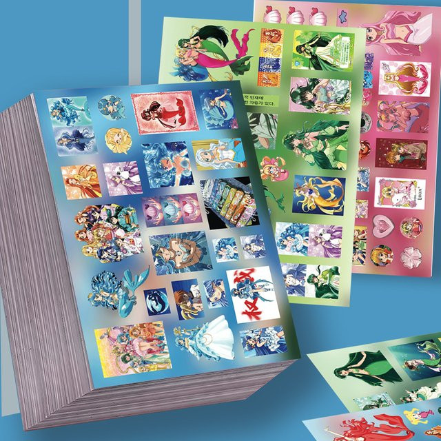 Sega Mermaid Melody: Pichi Pitch Graffiti-Aufkleber, 16 Blatt - Bild 1