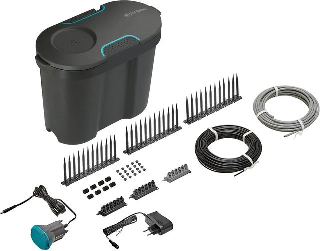 Gardena Urlaubsbewässerungs-Set mit Wasserreservoir und Tropfverteiler in Anthrazit - Bild 1