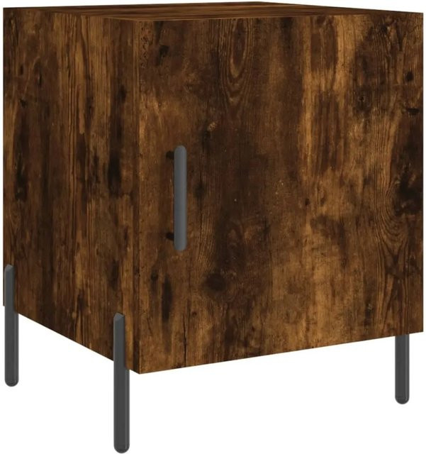 vidaXL Nachttisch Modell 3 in Räuchereiche, modern, B/T/H: 40 x 40 x 50 cm - Bild 1