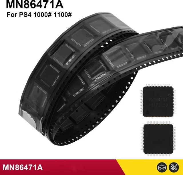 HeroAngel HDMI IC MN86471A Ersatzteil für PlayStation 4 Konsole CUH-1000 und CUH-1100 in Schwarz - Bild 1