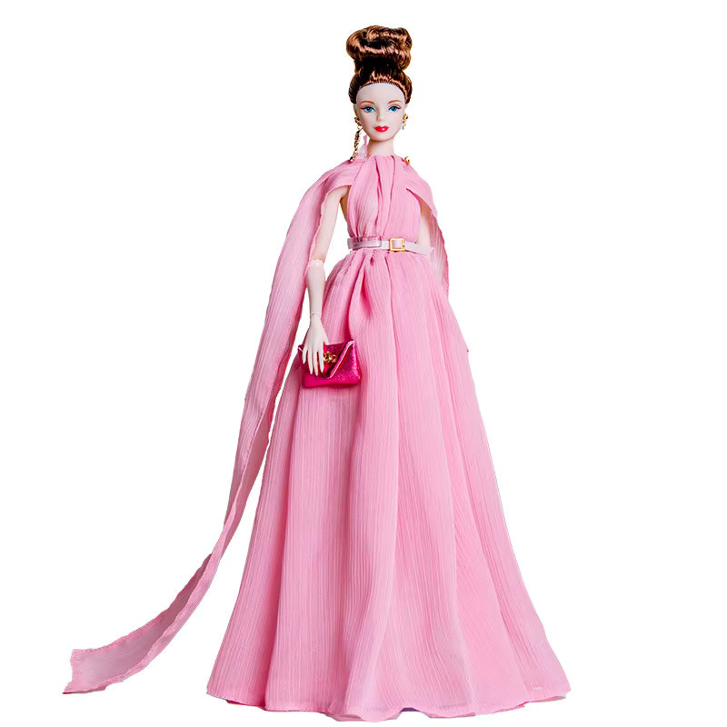 Xianxian Princess Puppenkleidung Anzug, Rosa Langes Kleid, Zubehör - Bild 2