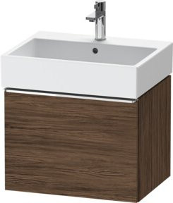 Duravit Waschtischunterschrank D-Neo, wandhängend, Braun Matt, B: 58,4 cm, T: 44,0 cm - Bild 1