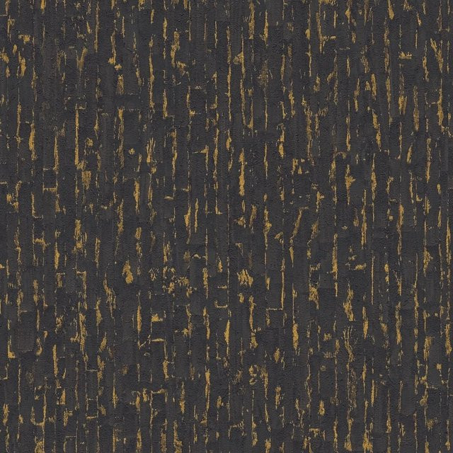 PROFHOME Streifen Tapete mit metallischen Akzenten in Schwarz Gold Anthrazit, Vlies-Tapete für Wohnzimmer, Schlafzimmer und Küche, Breite: 0,53 m, Länge: 10,05 m - Bild 1