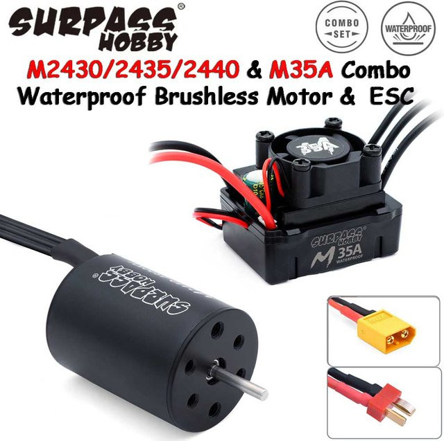 SURPASS HOBBY Wasserdichter Combo Bürstenloser Motor mit M35A ESC, 2S - Bild 1