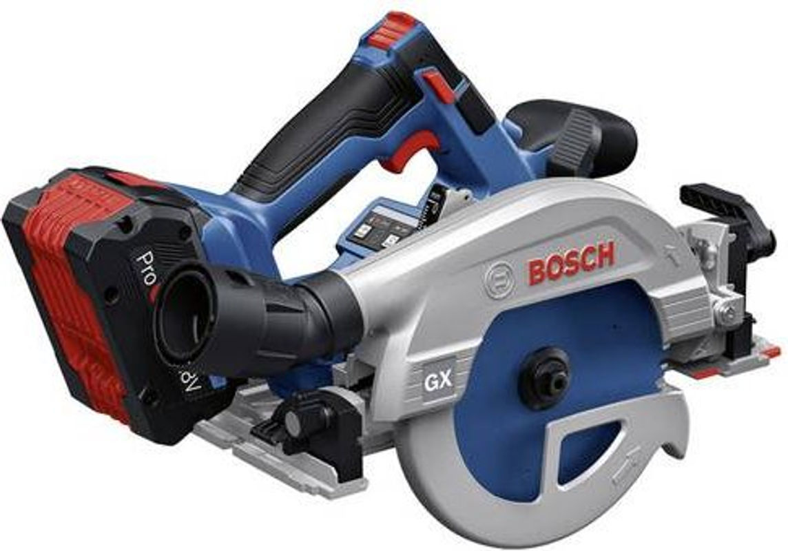 Bosch Professional GKS 18V-57-2 GX Akku-Handkreissäge 18V in Blau/Schwarz - Bild 2