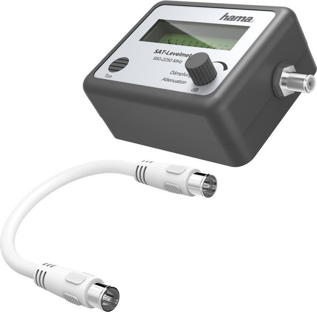 Hama Classic Line SAT-Finder mit analoger Anzeige in Grau (00305122) - Bild 1