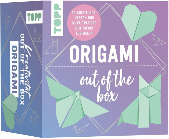 Topp Kreativ-Box Origami mit buntem Papier für Erwachsene - Bild 1