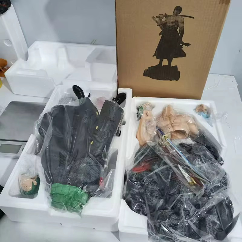 Bandai One Piece Anime Figur Roronoa Zoro mit 5 austauschbaren Köpfen in Multicolor - Bild 4