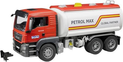 Bruder MAN TGS Tankwagen Modellfahrzeug rot/weiß 1:16 - Bild 1