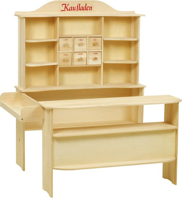 Roba Verkaufsstand inkl. Zubehör Seitenverbindungskasten, Holz - Bild 1