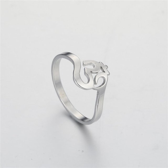 Fingerring Edelstahl, Silber, Damen - Bild 1