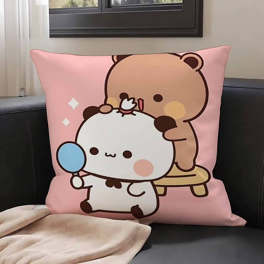Weicher BuBu DuDu Kissenbezug aus Plüschstoff mit doppelseitigem Print von Bilibili - Bild 3