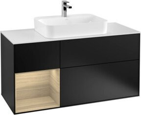V&B Waschtischunterschrank Finion in Blau, Breite: 120 cm, Tiefe: 50,1 cm, Höhe: 50,1 cm - Bild 1
