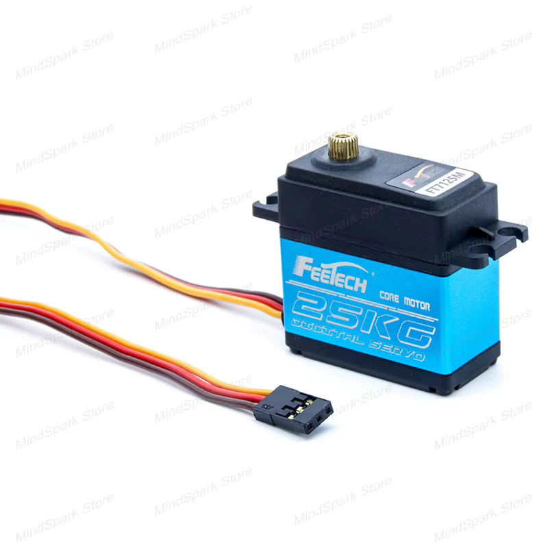 wishiot Digitales Servo, Stahlgetriebe, Eisenkernmotor, 180 Grad - Bild 2