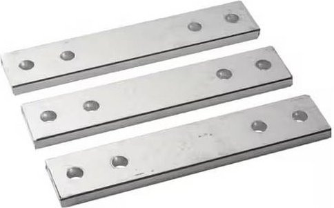 Hager UM50V1 Sammelschienensystem Universal, 3 Stück, Silber - Bild 1