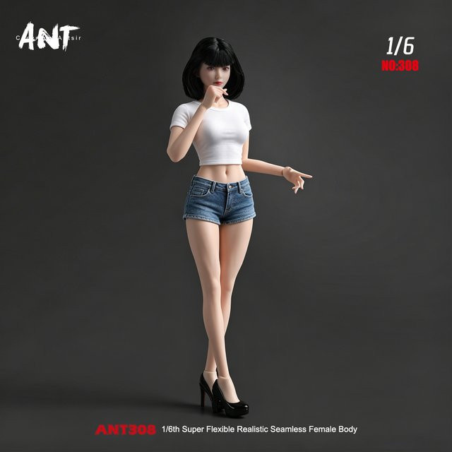 JIAOU DOLL T308 Muskel-Frauenkörper, 1/6 Maßstab, Actionfigur-Körper, Pale body, Bunt / Mehrfarbig - Bild 1