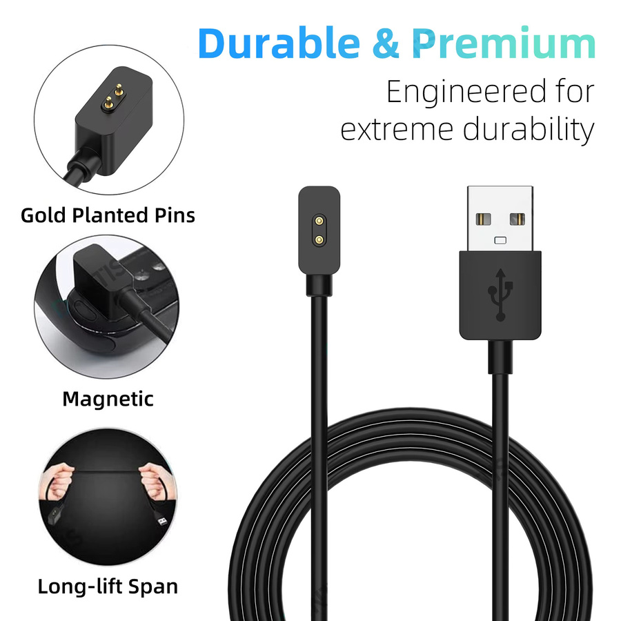 Xiaomi Ladegerät Cradle, Schwarz, für Redmi Uhr 6 5 4, mi Band 10 9 - Bild 5