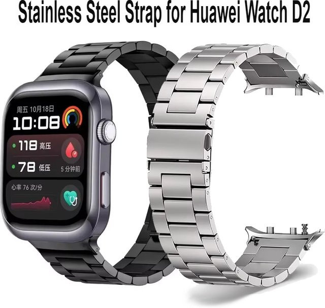 Uhrenarmband Edelstahl, Faltschließe, Unisex - Bild 1