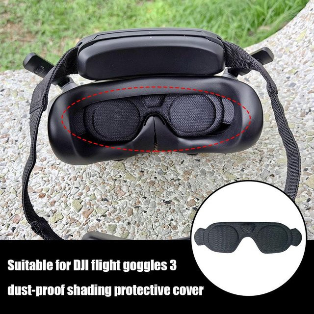 DJI Linsenabdeckung und Schaumstoffpolster für Goggles 3, Augenmaske in Schwarz - Bild 1