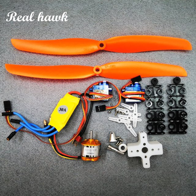 Real Hawk A2212 1000KV Bürstenloser Motor, Set / Bundle, Kunststoff, Bunt / Mehrfarbig - Bild 1