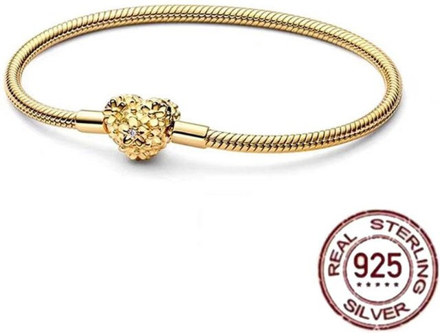 DR-Jewelry Kette, 925 Silber, Bernstein, Damen, 20cm - Bild 1