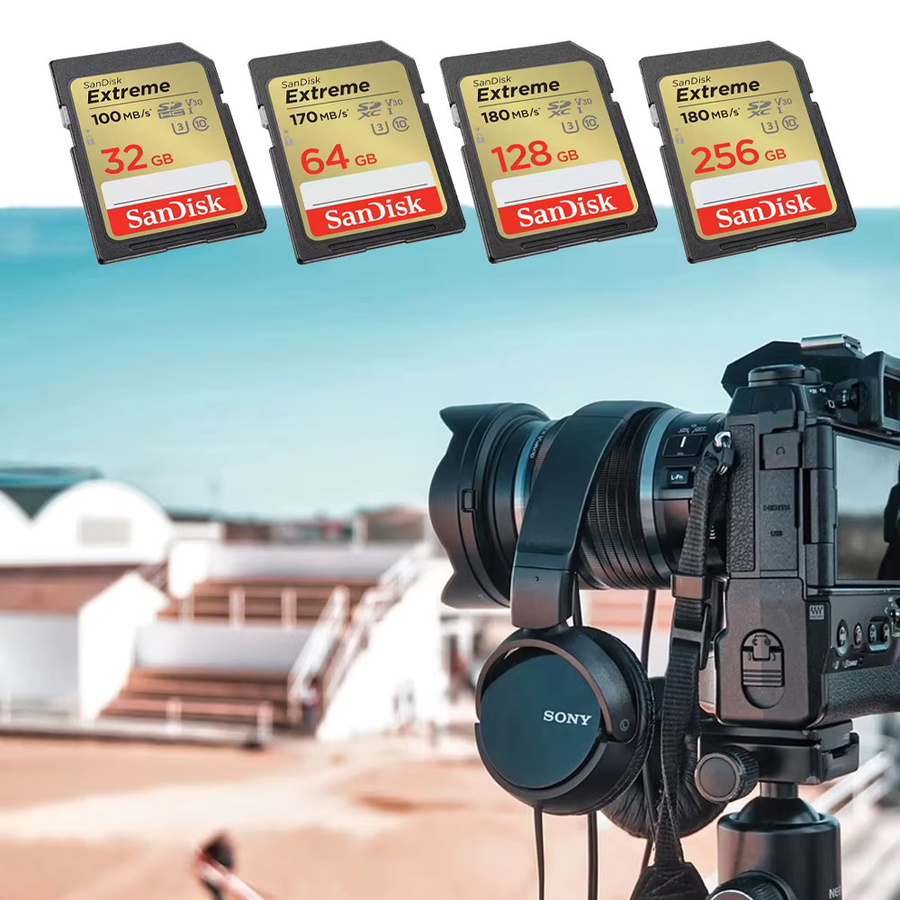 SanDisk SD Speicherkarte in Schwarz mit V30 und 4K Video Unterstützung - Bild 3
