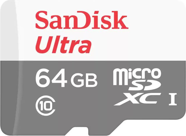 SanDisk Ultra microSDXC Speicherkarte Klasse 10 mit Adapter, 64 GB, Multicolour - Bild 1