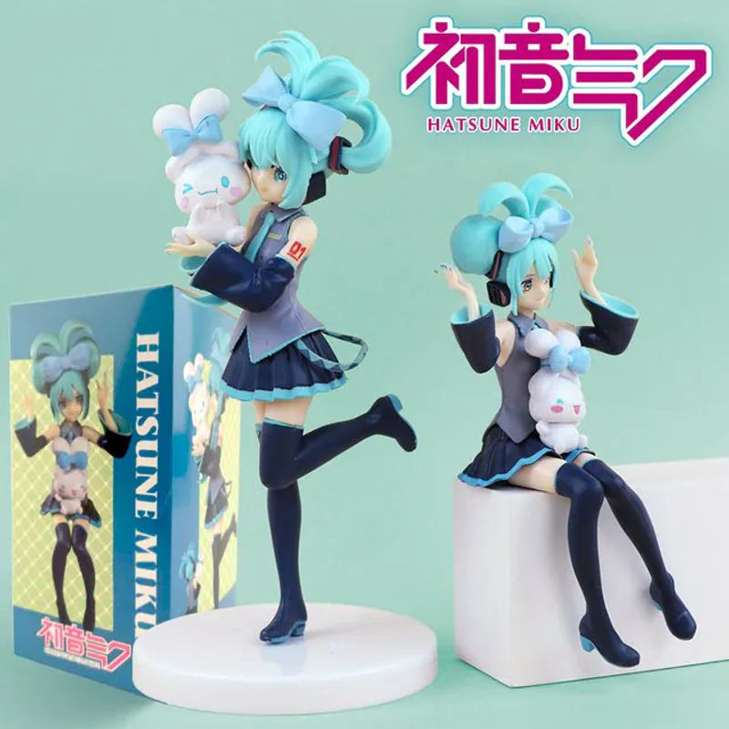 Bandai Anime Sammlerfigur Hatsune Miku X Cinnamoroll aus Kunststoff, mehrfarbig, stehend - Bild 1