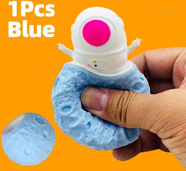 Ovly Astronauts Planet Pop Up Cup, blau, Anti Stress Spielzeug - Bild 1